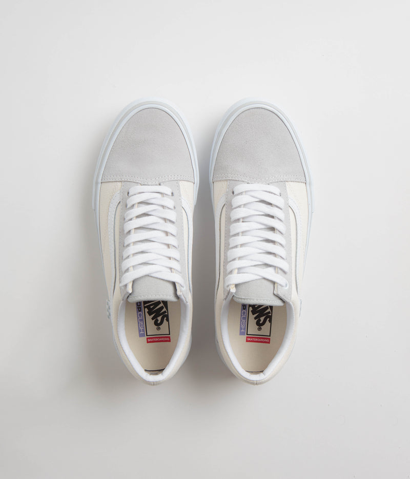 Vans Old Skool Shoes in Light Grey and White