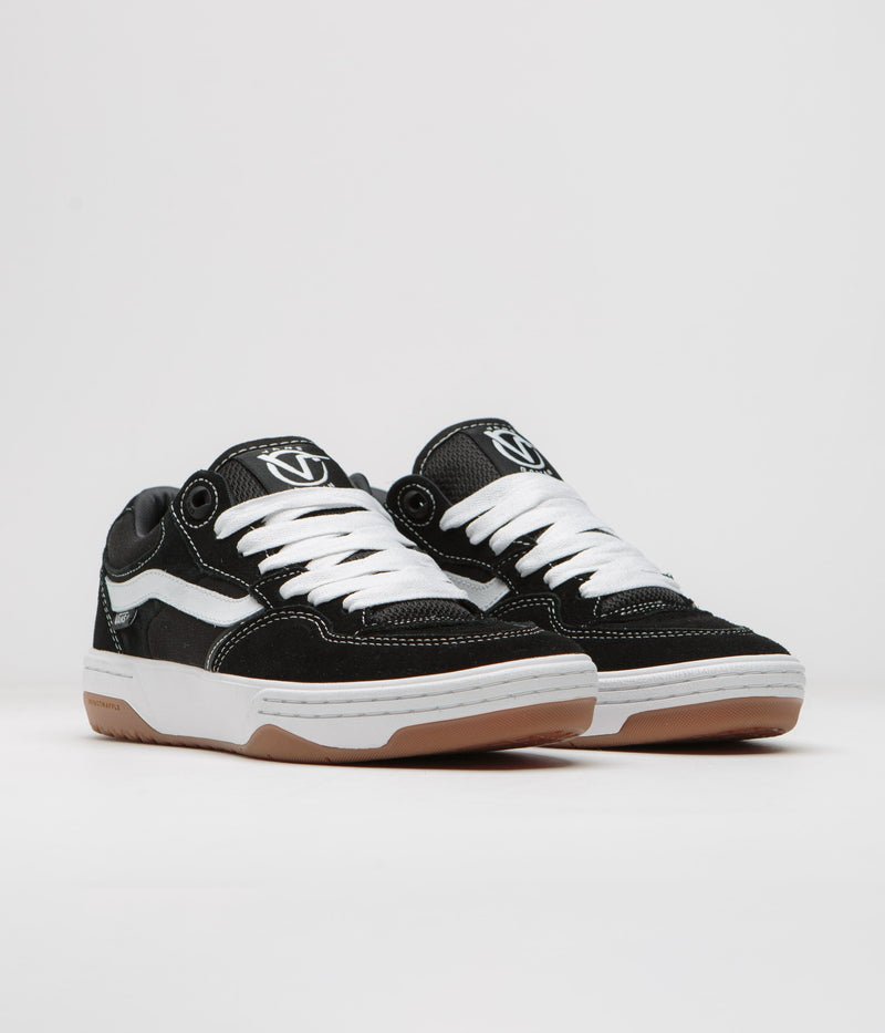 Vans Rowan 2 Shoes in Black and White / Gum