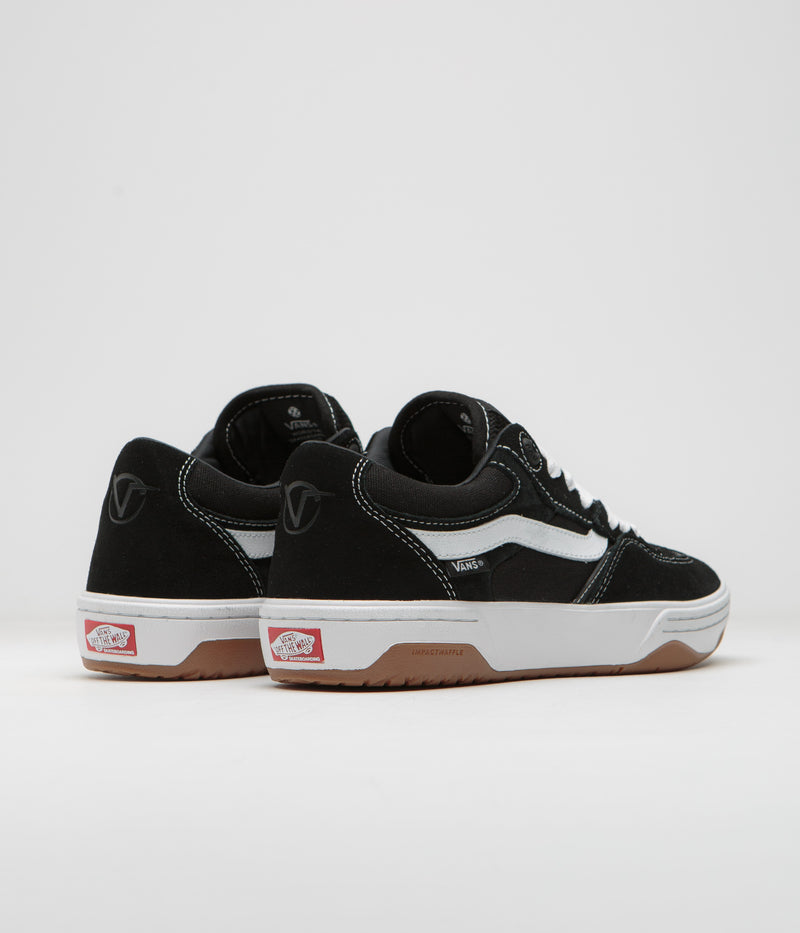 Vans Rowan 2 Shoes in Black and White / Gum