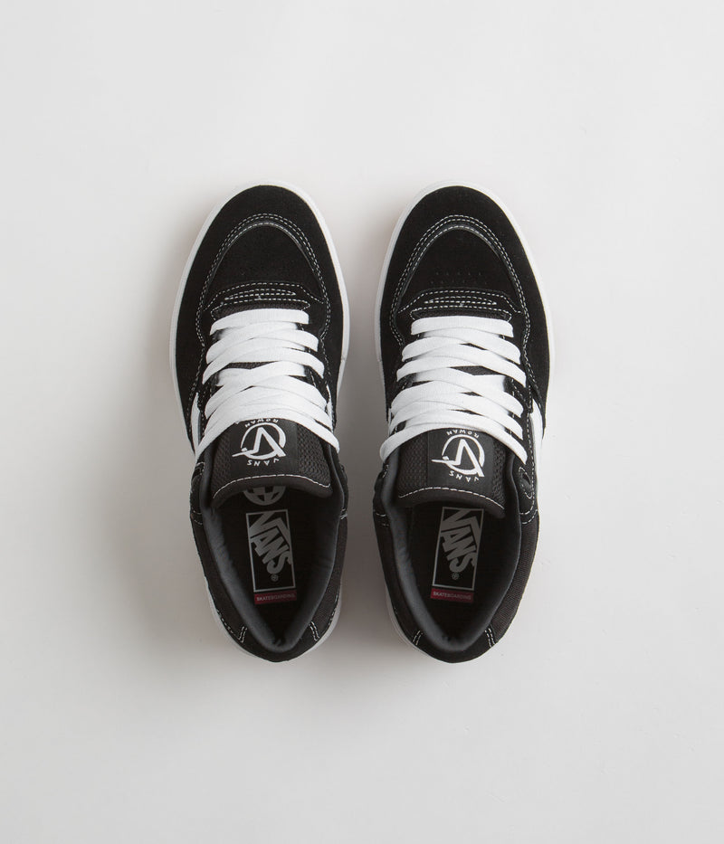 Vans Rowan 2 Shoes in Black and White / Gum