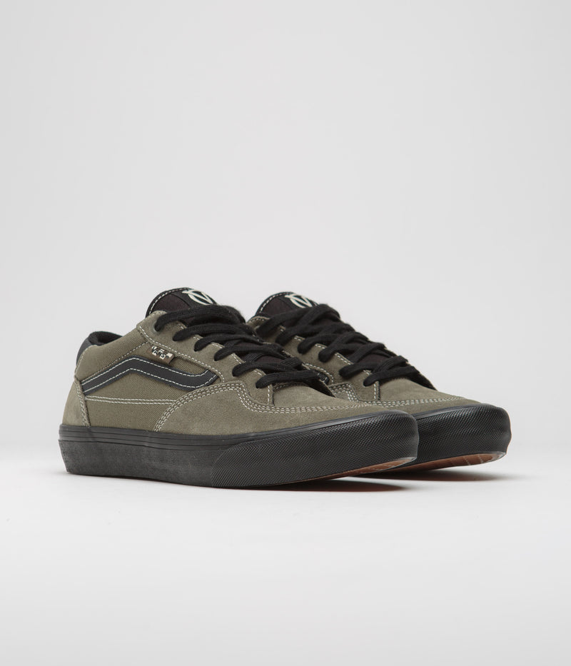 Vans Rowan Shoes in Olive and Black