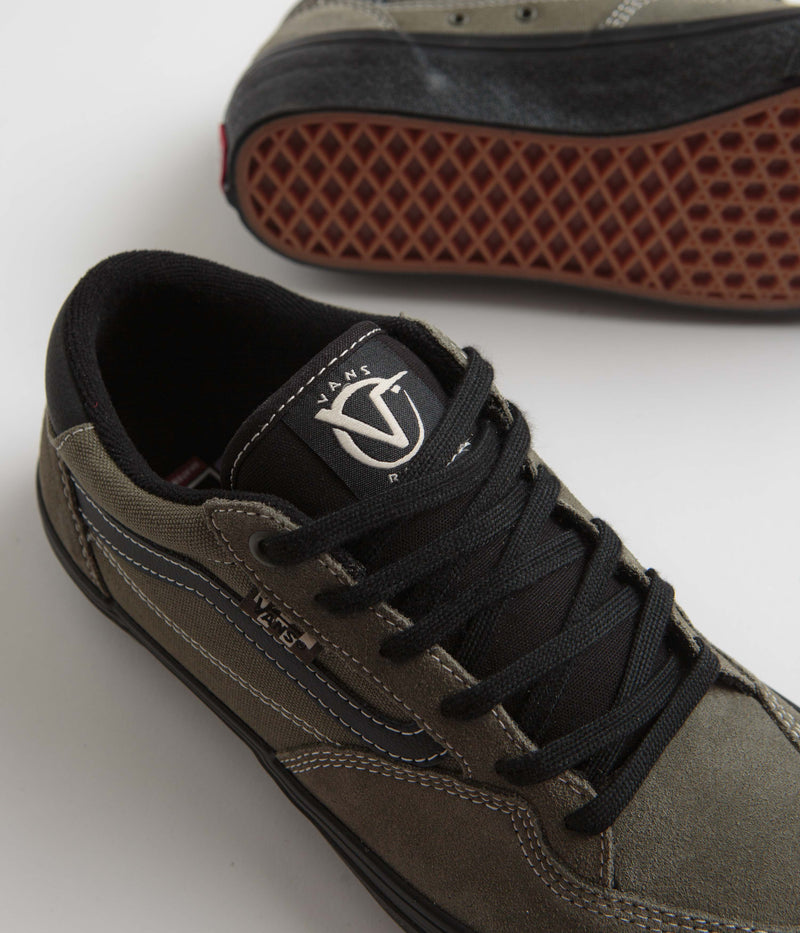 Vans Rowan Shoes in Olive and Black