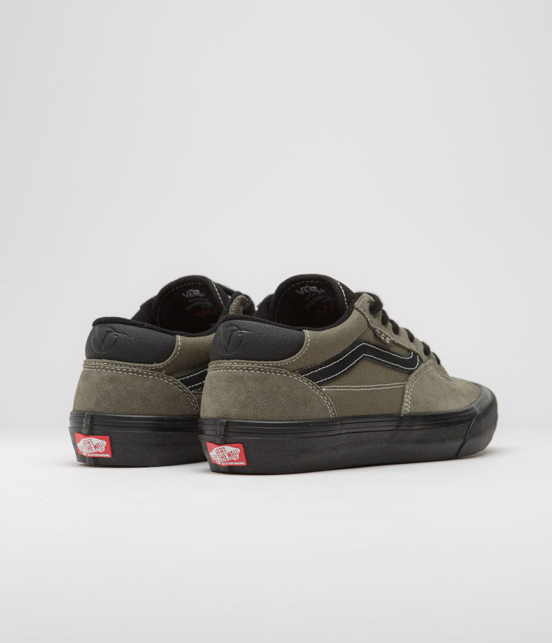 Vans Rowan Shoes in Olive and Black
