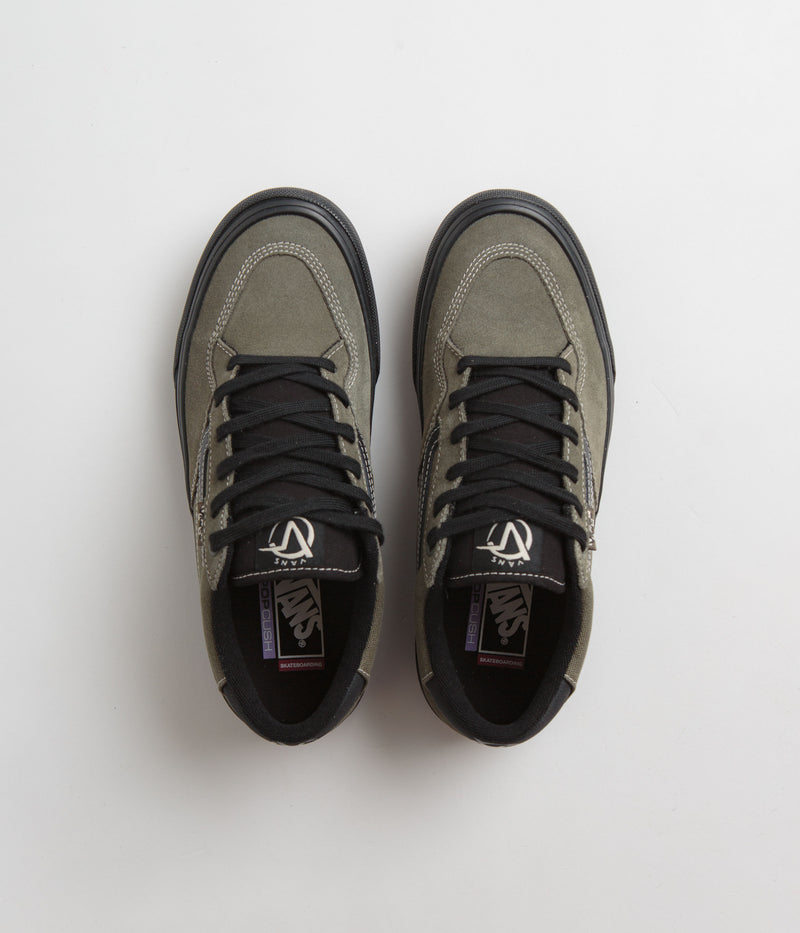 Vans Rowan Shoes in Olive and Black