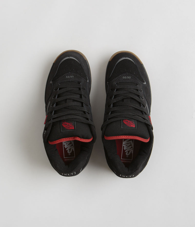 Vans Rowley XLT Shoes in Black and Chili Pepper