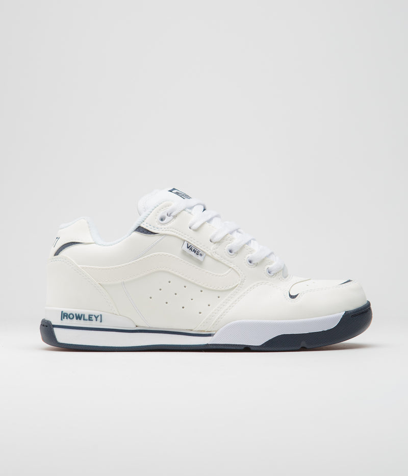 Vans Rowley XLT Shoes in White and Navy