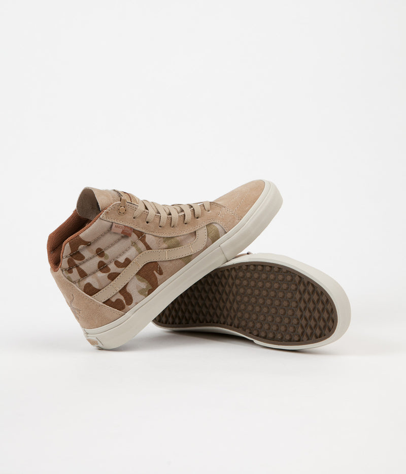 Vans Sk8-Hi Notchback (Defcon) Shoes in Arid MultiCam