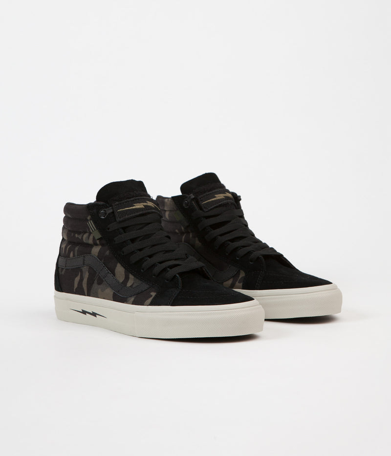 Vans Sk8-Hi Notchback (Defcon) Shoes in Black MultiCam