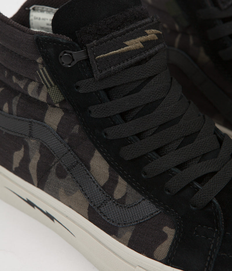 Vans Sk8-Hi Notchback (Defcon) Shoes in Black MultiCam