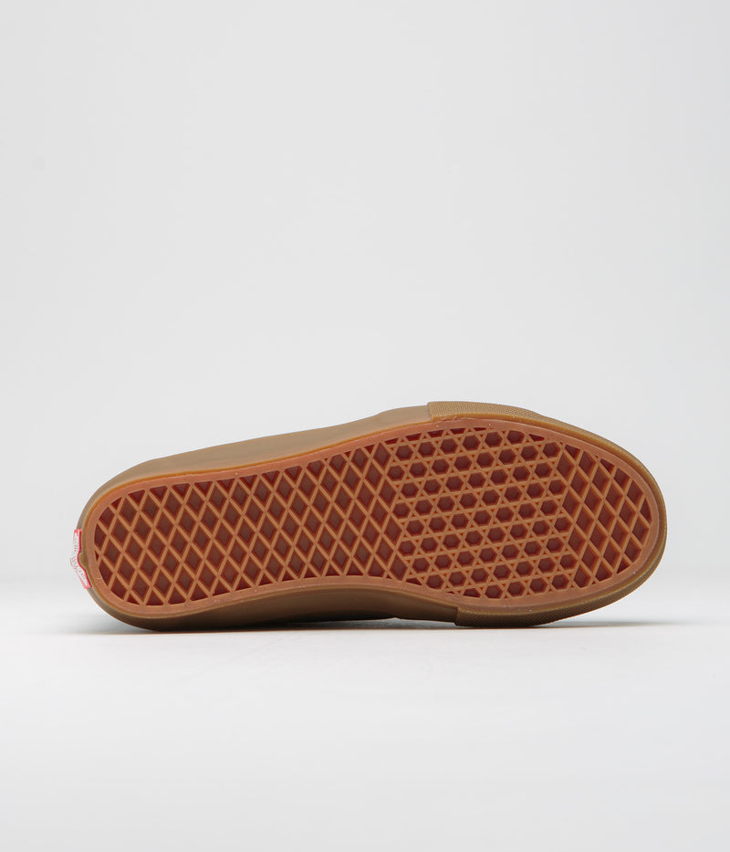 Vans Sk8-Hi Shoes in Vintage Blue and Gum
