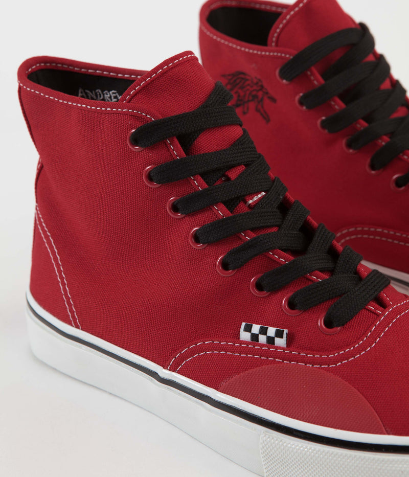 Vans Skate Authentic High LTD Shoes in (Andrew Allen) Red and Hockey