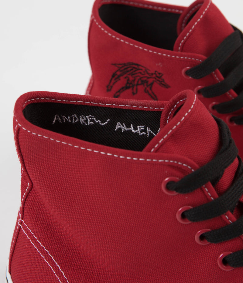 Vans Skate Authentic High LTD Shoes in (Andrew Allen) Red and Hockey