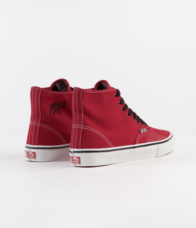 Vans Skate Authentic High LTD Shoes in (Andrew Allen) Red and Hockey