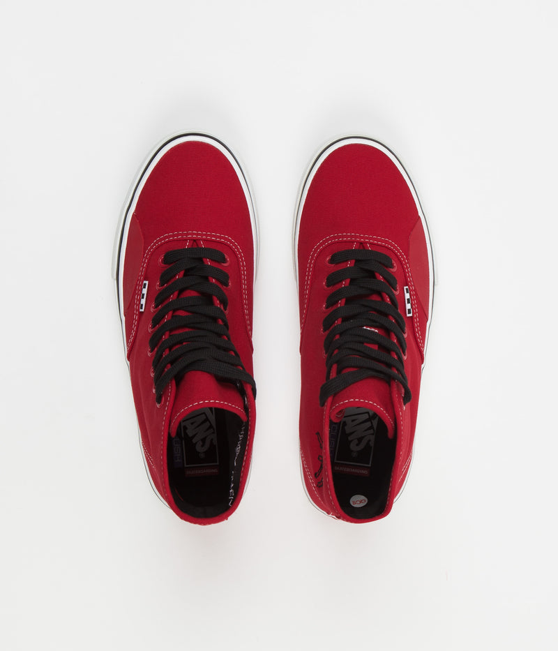 Vans Skate Authentic High LTD Shoes in (Andrew Allen) Red and Hockey
