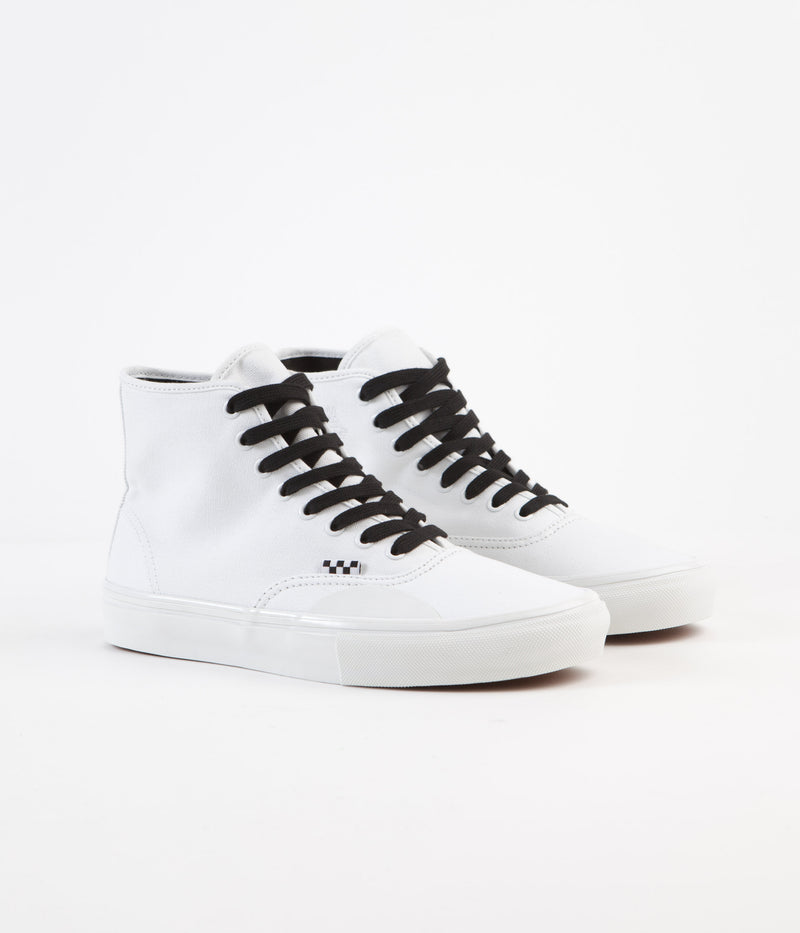 Vans Skate Authentic High LTD Shoes in (Andrew Allen) White and Hockey