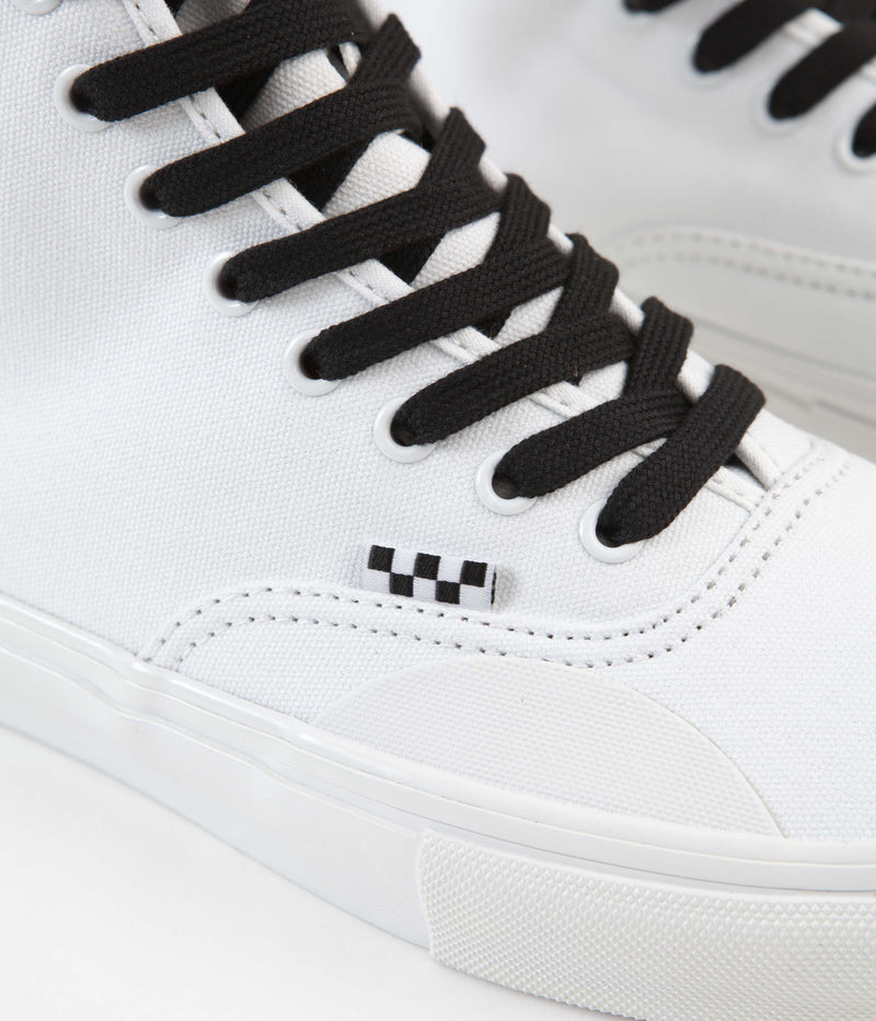 Vans Skate Authentic High LTD Shoes in (Andrew Allen) White and Hockey
