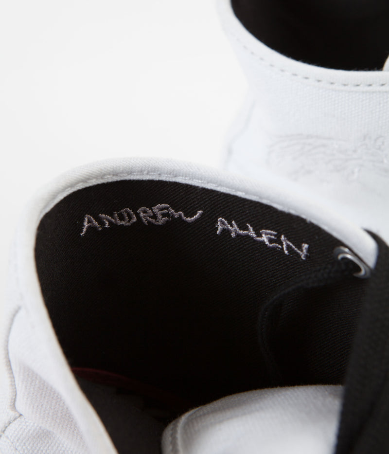 Vans Skate Authentic High LTD Shoes in (Andrew Allen) White and Hockey