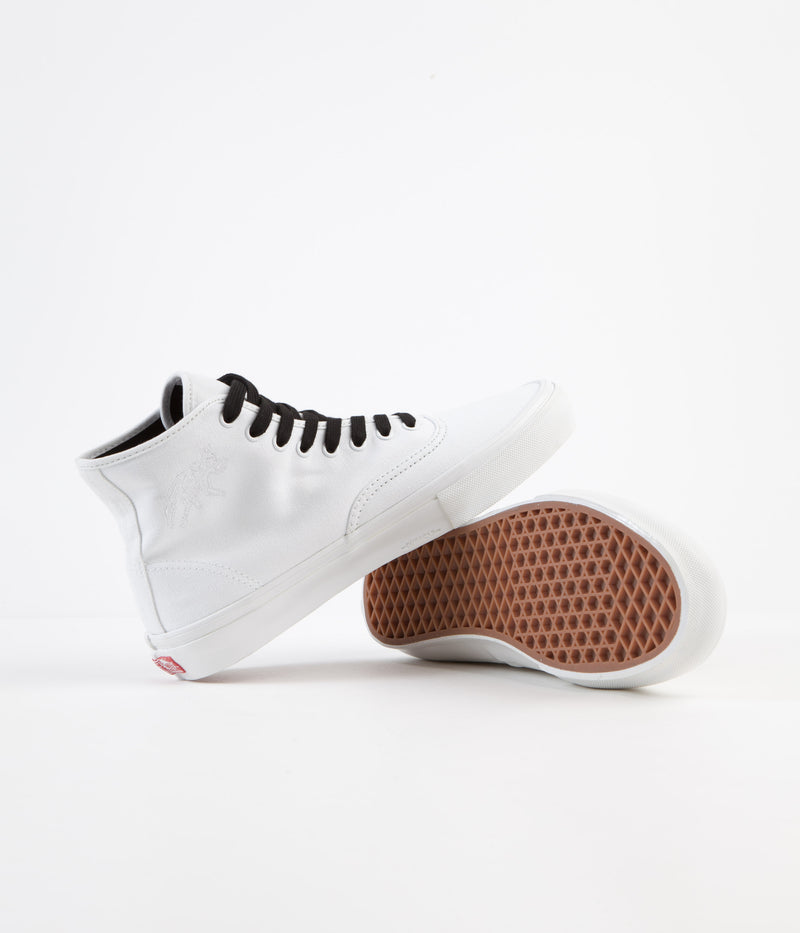 Vans Skate Authentic High LTD Shoes in (Andrew Allen) White and Hockey