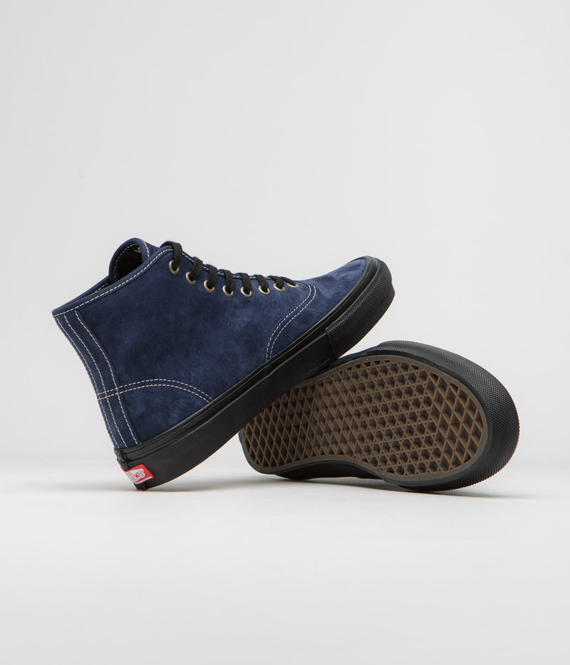 Vans Skate Authentic High Shoes in Navy and Black