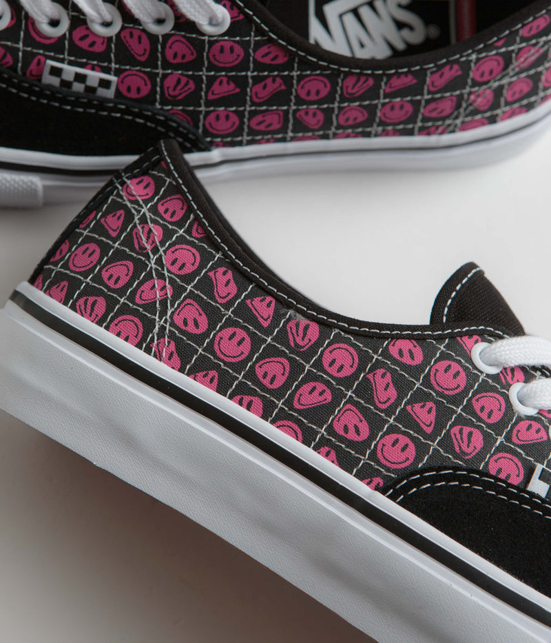 Vans Skate Authentic Shoes in Acid Black