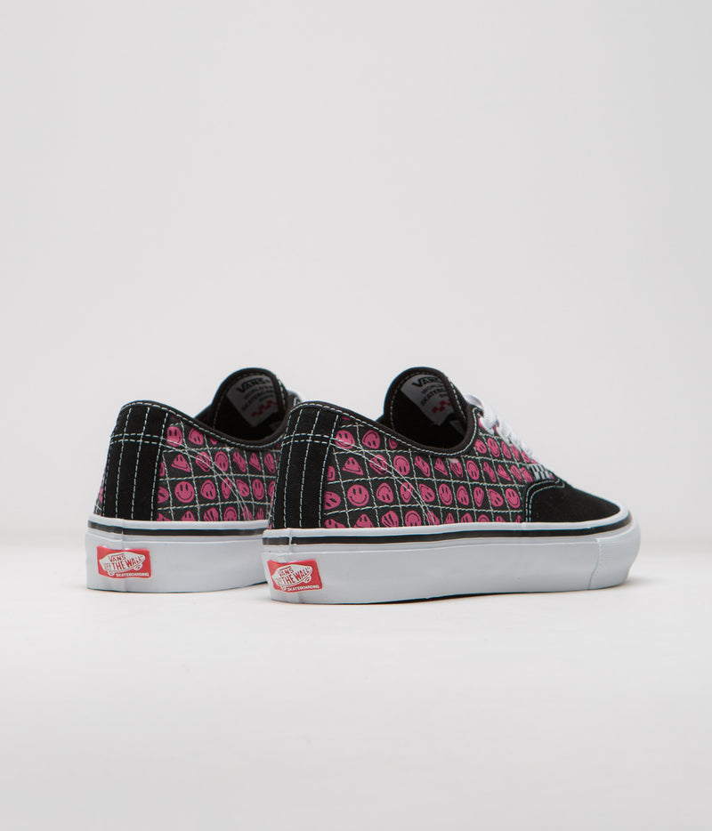 Vans Skate Authentic Shoes in Acid Black