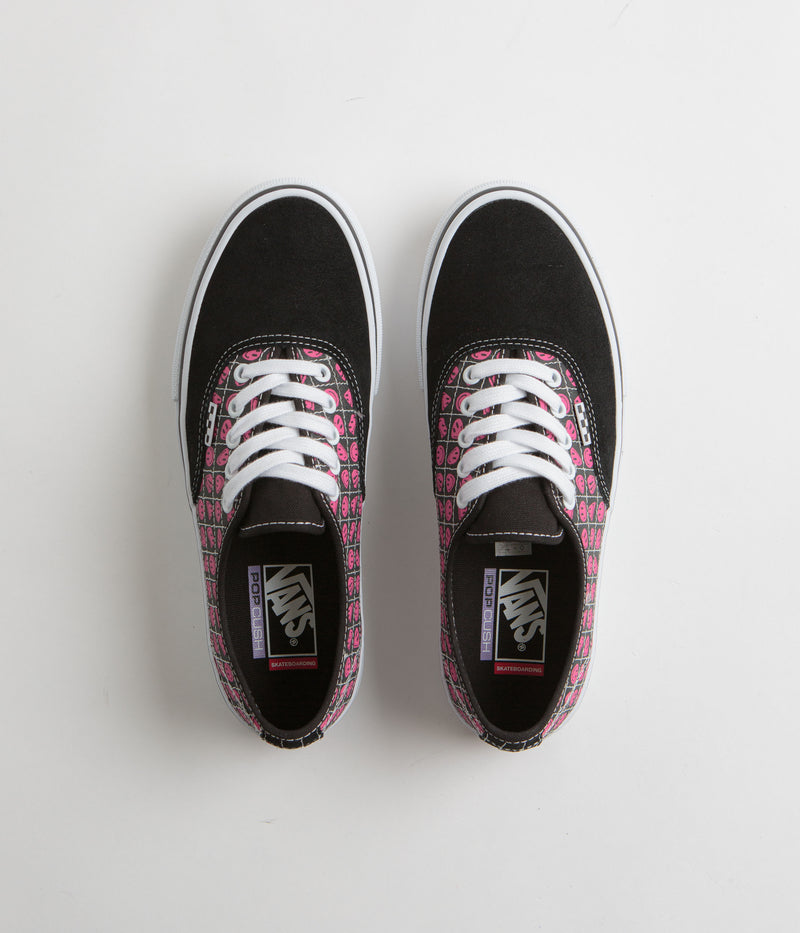 Vans Skate Authentic Shoes in Acid Black