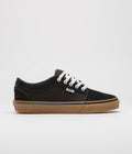 Vans Skate Chukka Low Shoes in Black and Black / Gum