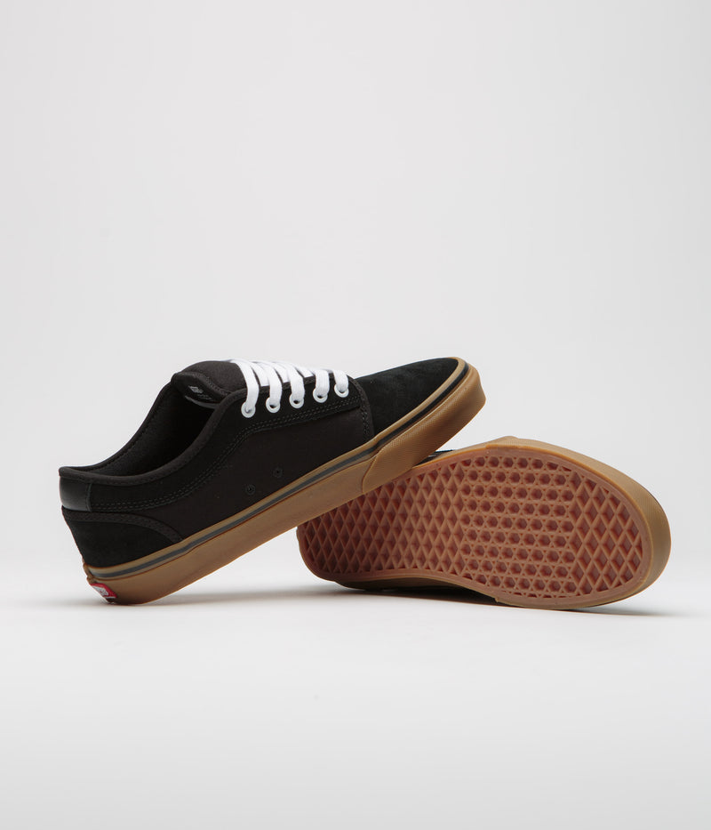 Vans Skate Chukka Low Shoes in Black and Black / Gum
