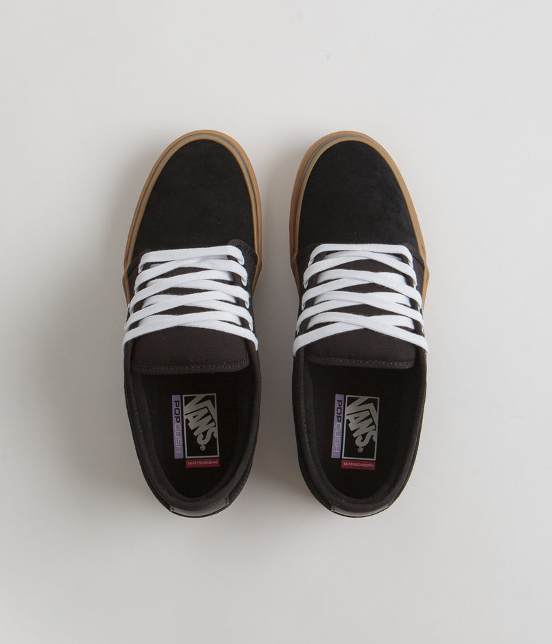 Vans Skate Chukka Low Shoes in Black and Black / Gum