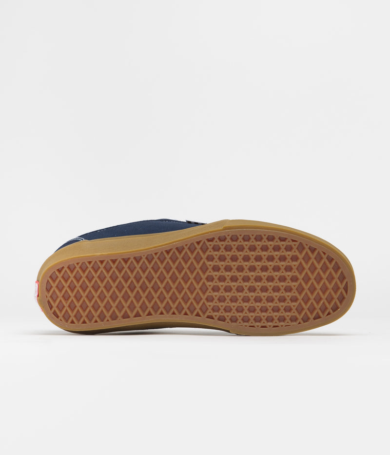 Vans Skate Chukka Low Shoes in Dress Blues and Gum