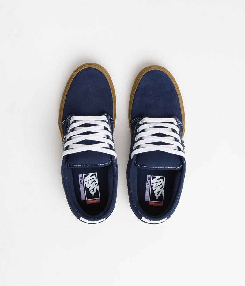 Vans Skate Chukka Low Shoes in Dress Blues and Gum