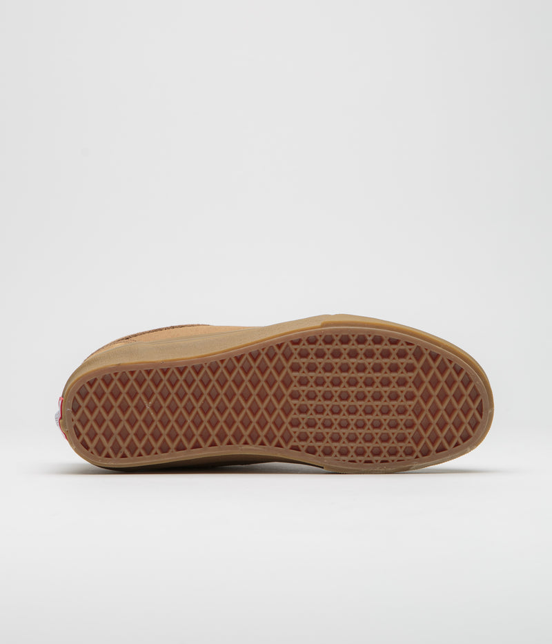 Vans Skate Chukka Low Shoes in Light Brown and Gum