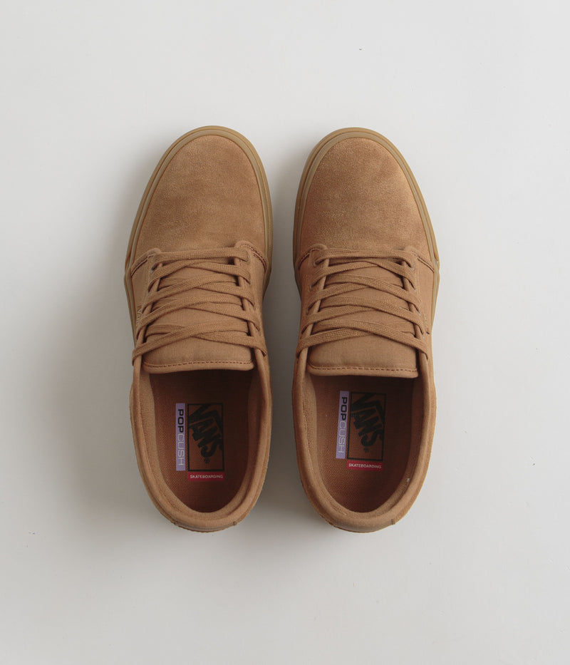 Vans Skate Chukka Low Shoes in Light Brown and Gum