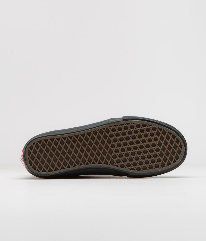 Vans Skate Chukka Shoes in Dark Red and Black