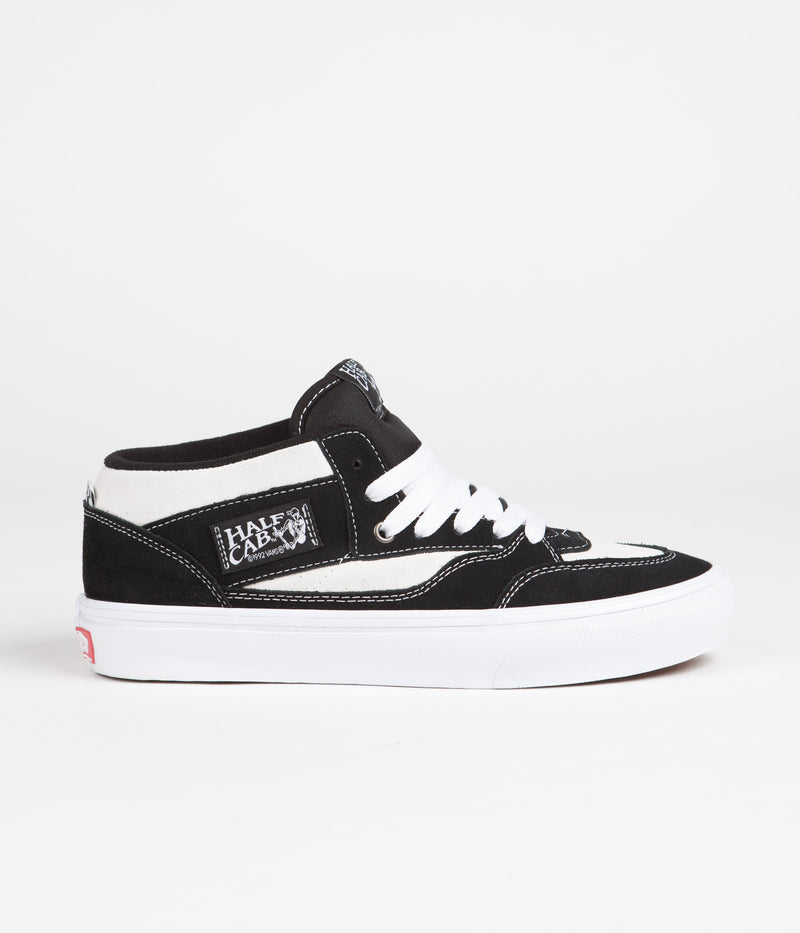 Vans Skate Half Cab '92 Shoes in Black and Marshmallow