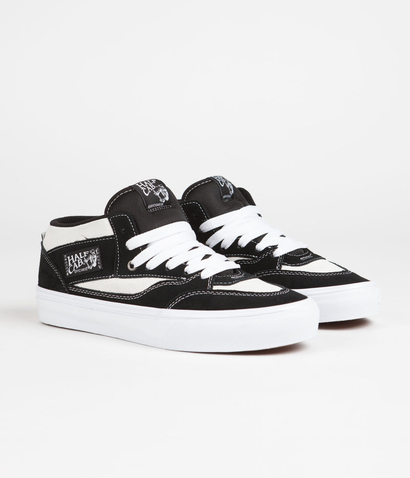 Vans Skate Half Cab '92 Shoes in Black and Marshmallow