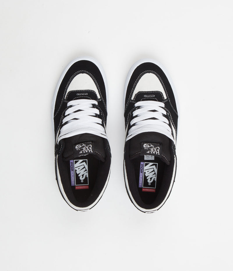 Vans Skate Half Cab '92 Shoes in Black and Marshmallow