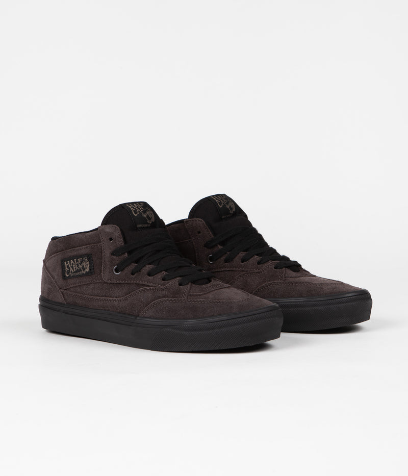 Vans Skate Half Cab '92 VCU Shoes in Dark Brown and Black