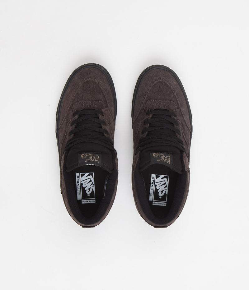 Vans Skate Half Cab '92 VCU Shoes in Dark Brown and Black