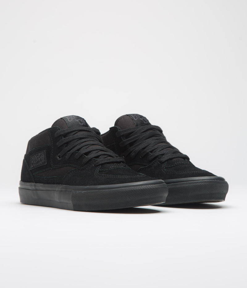 Vans Skate Half Cab Shoes in Black and Black