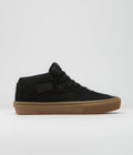 Vans Skate Half Cab Shoes in Black and Gum
