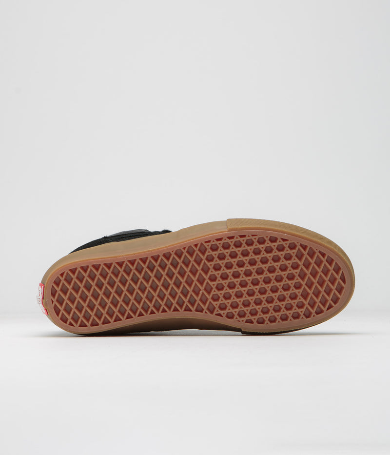 Vans Skate Half Cab Shoes in Black and Gum