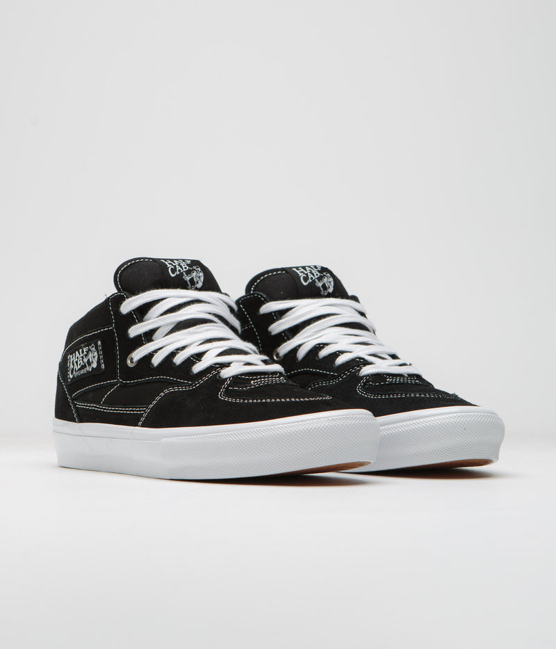 Vans Skate Half Cab Shoes in Black and White