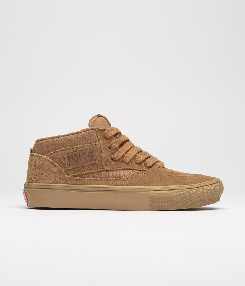 Vans Skate Half Cab Shoes in Brown and Gum