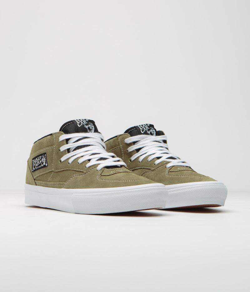 Vans Skate Half Cab Shoes in Gothic Olive