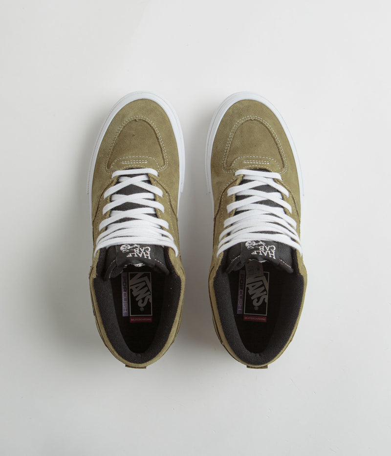 Vans Skate Half Cab Shoes in Gothic Olive