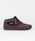 Vans Skate Half Cab Shoes in Outdoor Purple and Black