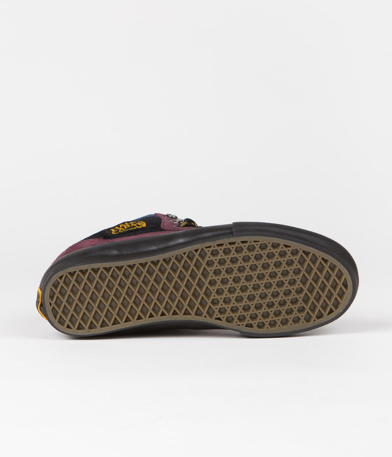Vans Skate Half Cab Shoes in Outdoor Purple and Black