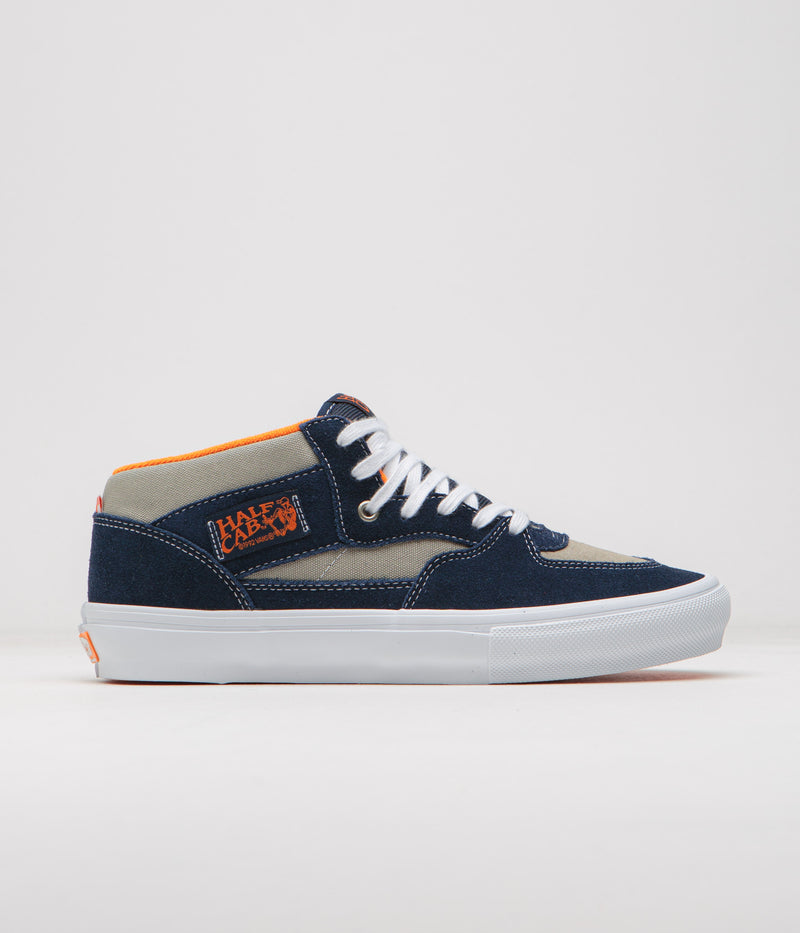 Vans Skate Half Cab Shoes in Smoke and Navy