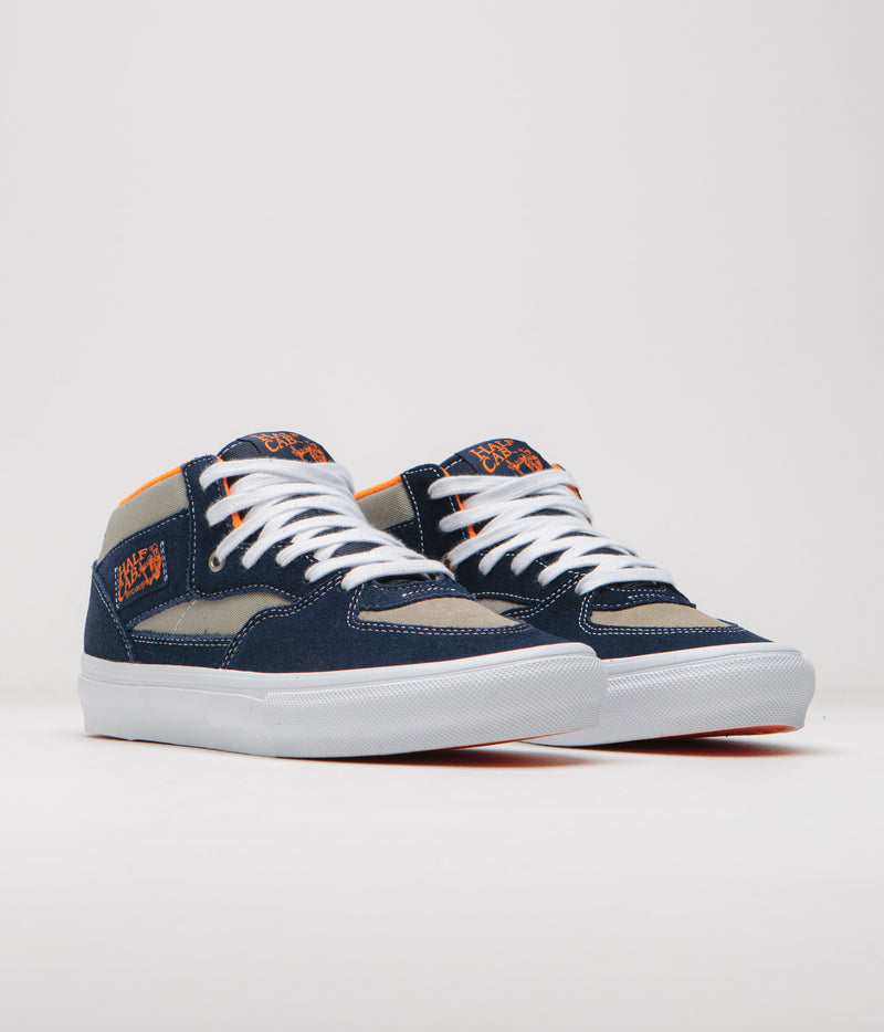 Vans Skate Half Cab Shoes in Smoke and Navy